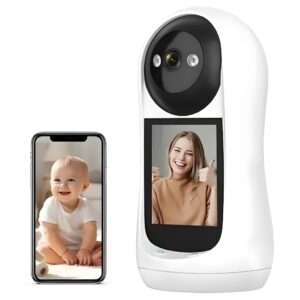 Kamera IP WiFi z Ekranem IPS 2.8 Cala Elektroniczna Niania