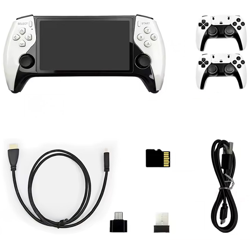 konsola + 2 białe pady